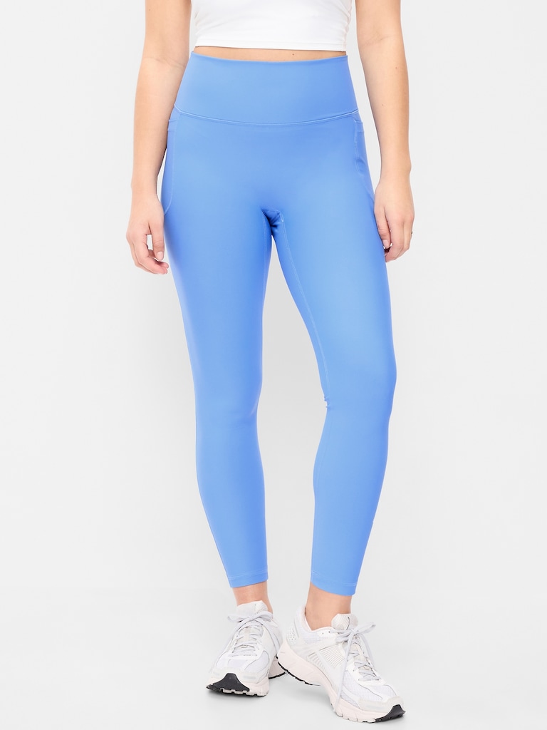 Extra-High Waisted PowerSoft Boundless 7/8 Pocket Leggings – No Front Seam