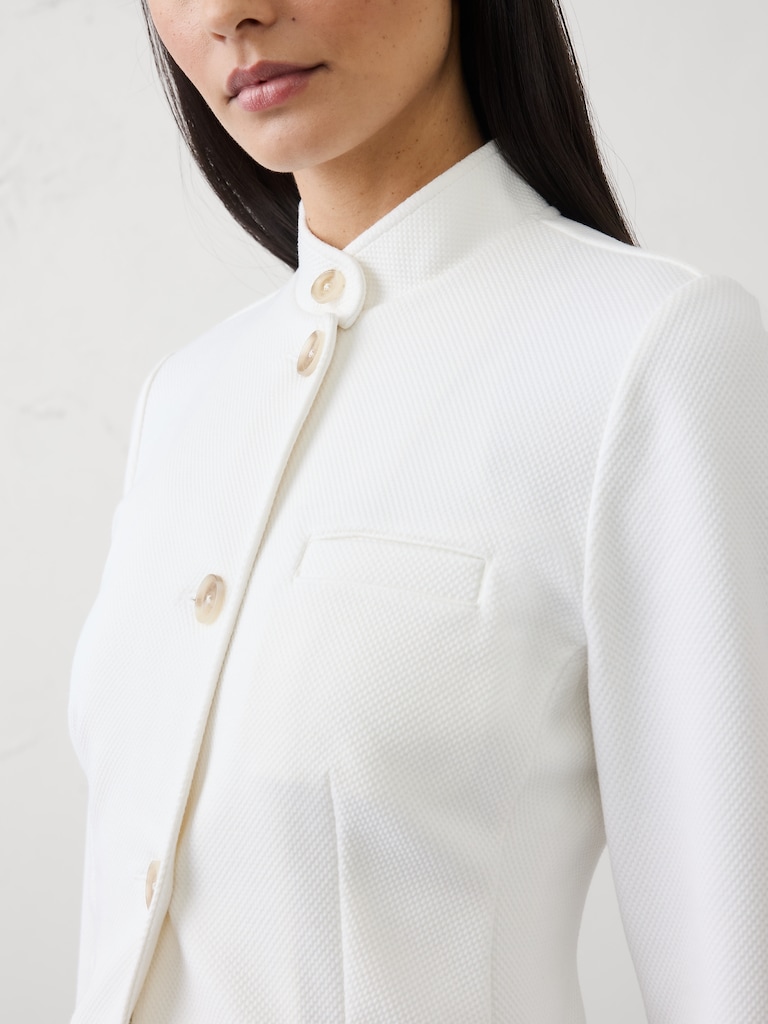 Knit Pique Blazer