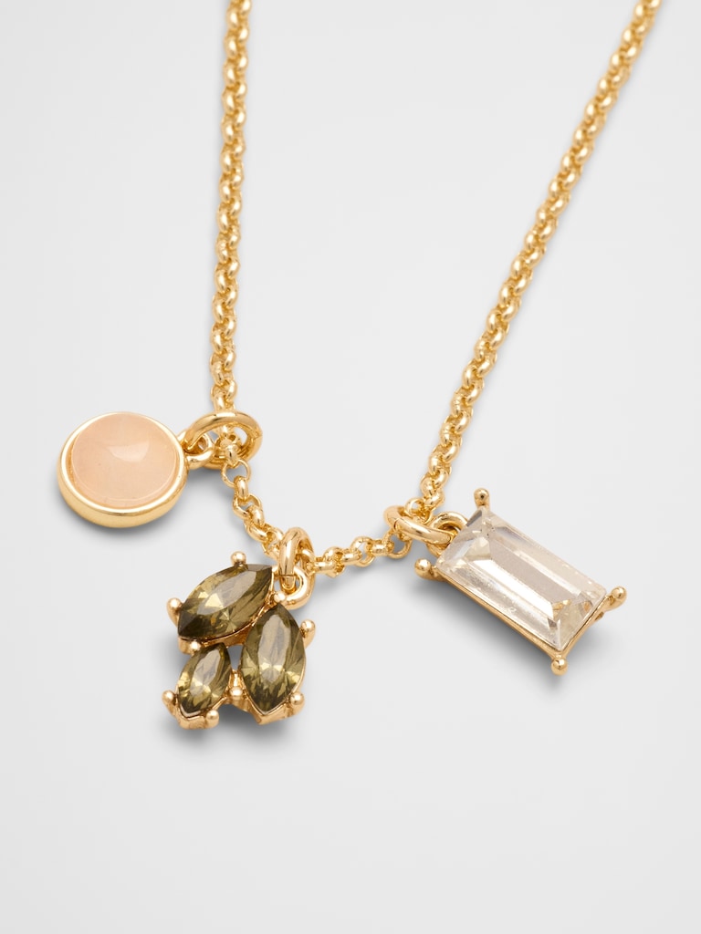 Glass Charm Necklace