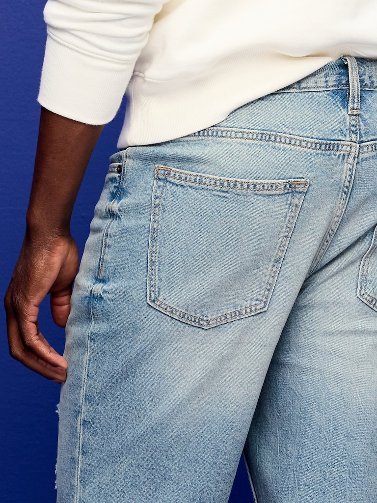 Slim Built-In Flex Jean Shorts-- 9-inch inseam