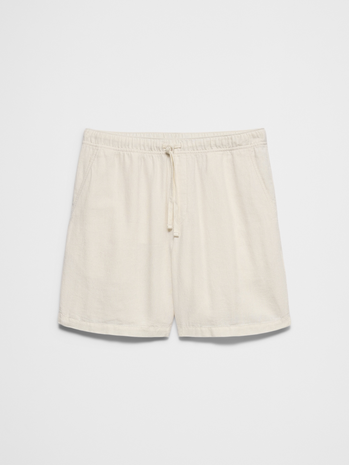 Standard-Fit 7" Linen-Blend Deck Short