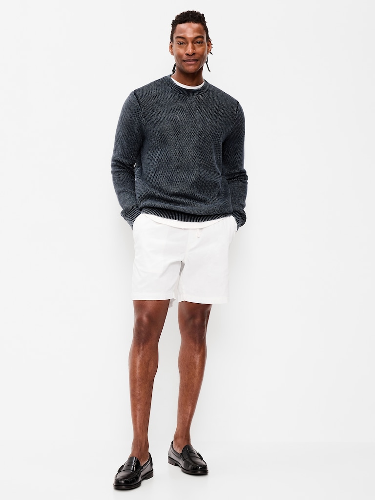 Twill Jogger Shorts -- 7-inch inseam