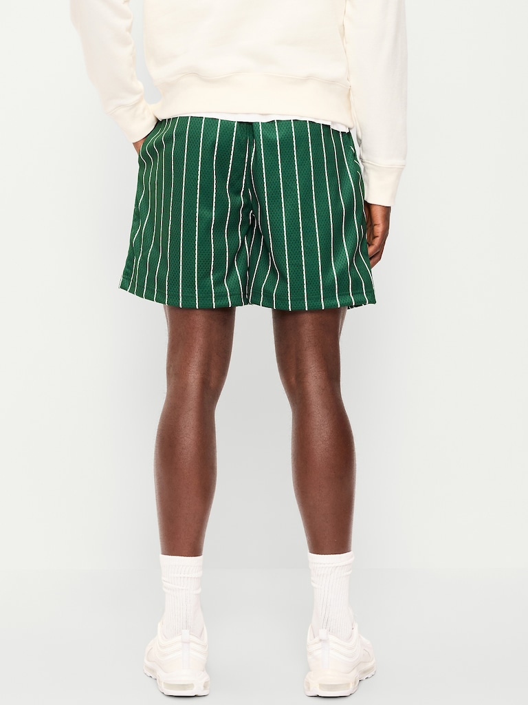 Baggy Mesh Shorts -- 6-inch inseam