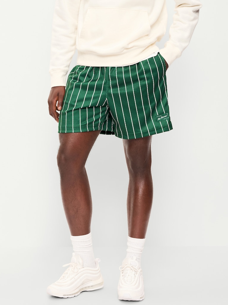 Baggy Mesh Shorts -- 6-inch inseam