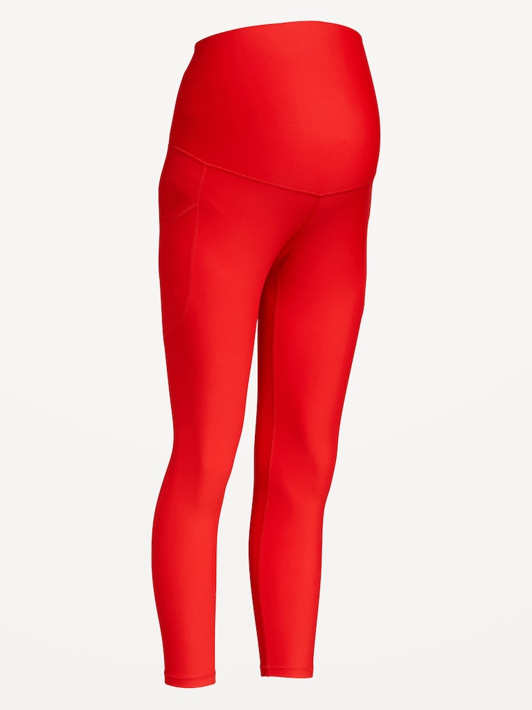 Maternity Full-Panel PowerSoft 7/8 Leggings