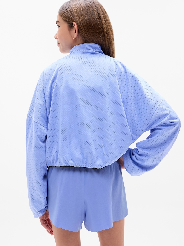 Athleta Girl Reversible Mesh Windbreaker