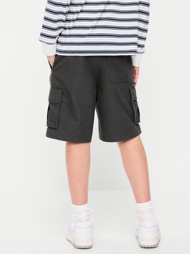 Knee Length Baggy Ripstop Cargo Shorts for Boys