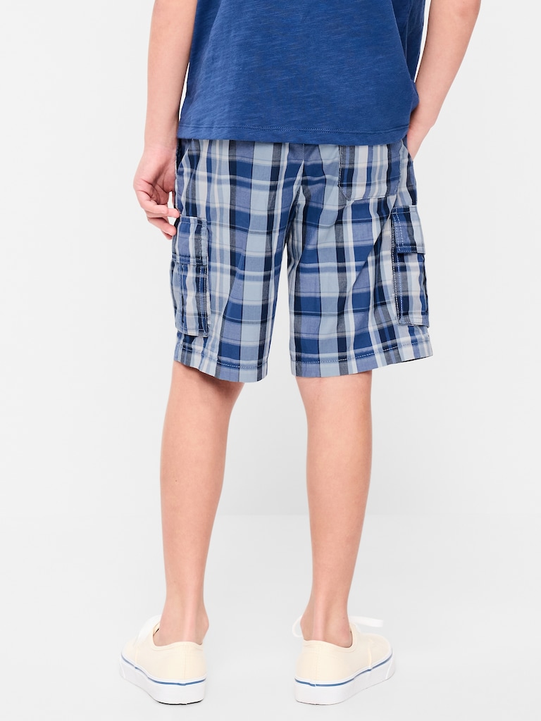 Knee Length Baggy Ripstop Cargo Shorts for Boys
