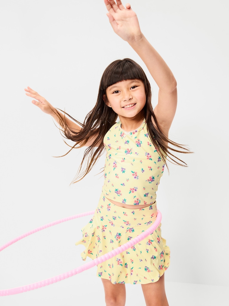 High-Waisted PowerSoft Skort for Girls