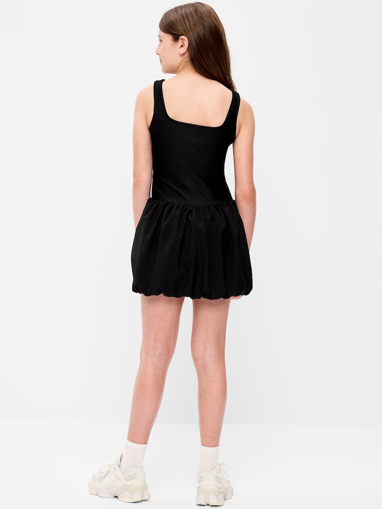 PowerSoft Sleeveless Bubble Athletic Dress for Girls