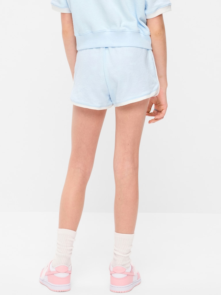 Dolphin-Hem Terry Shorts for Girls