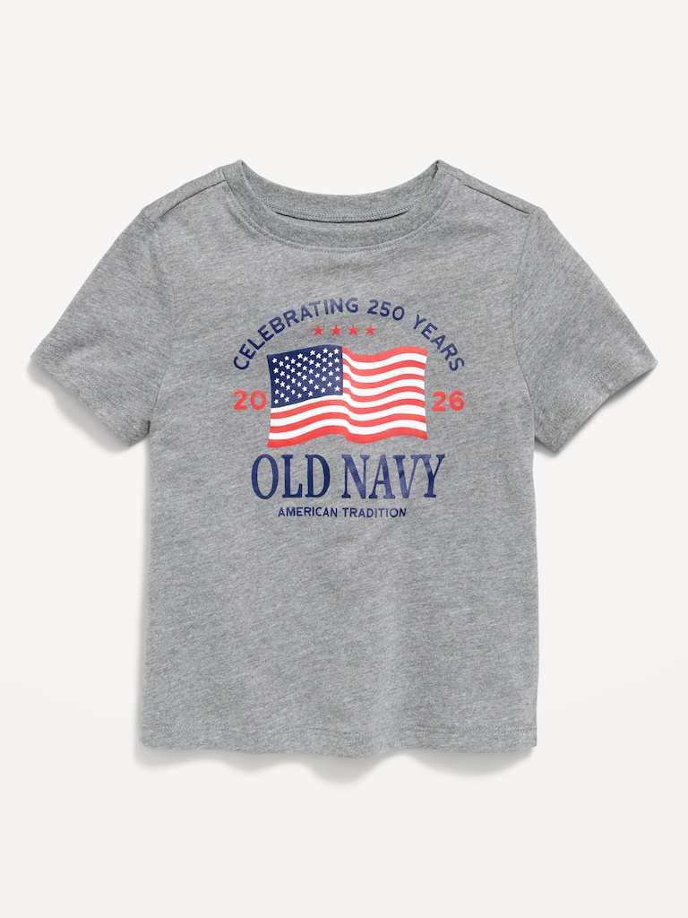 Short-Sleeve Unisex Logo-Graphic T-Shirt for Toddler