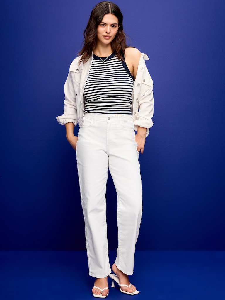 High-Waisted Wow Loose Jeans