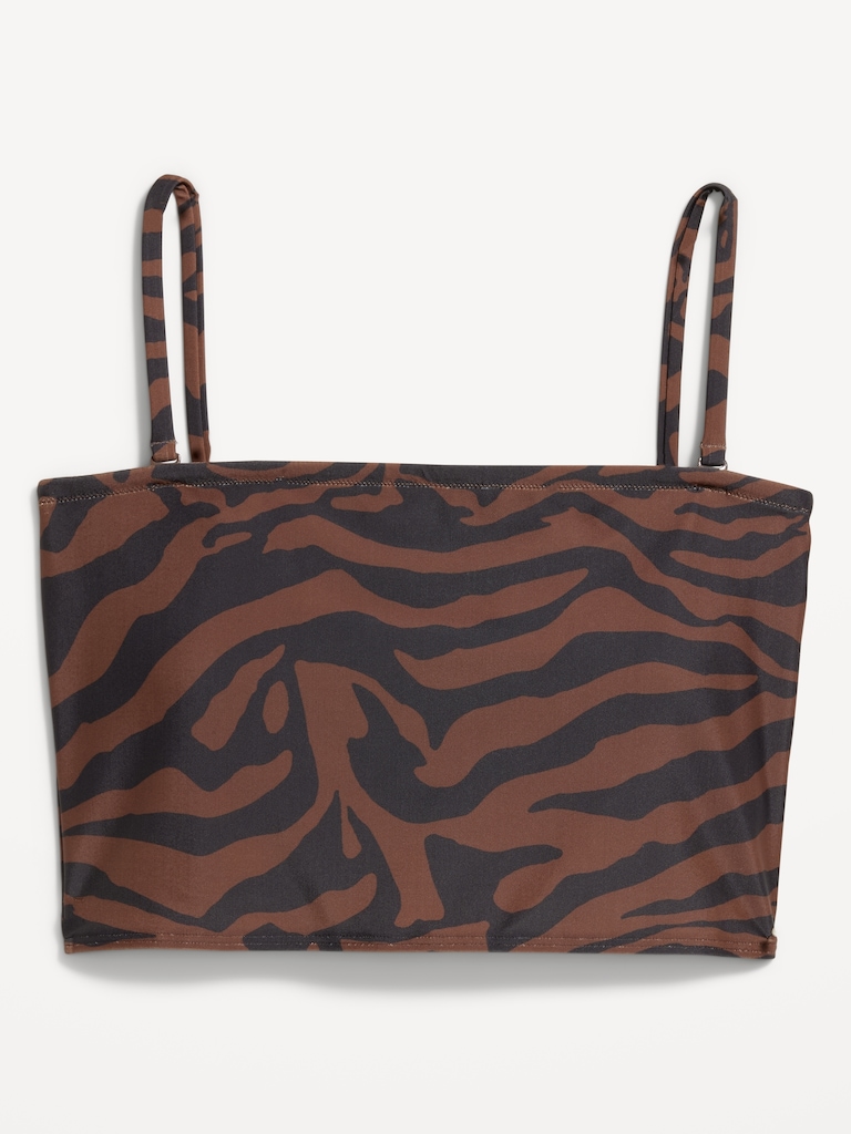 Tie-Back Bandeau Swim Top