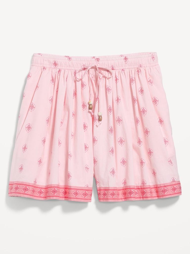 High-Waisted Drapey Skirt Short