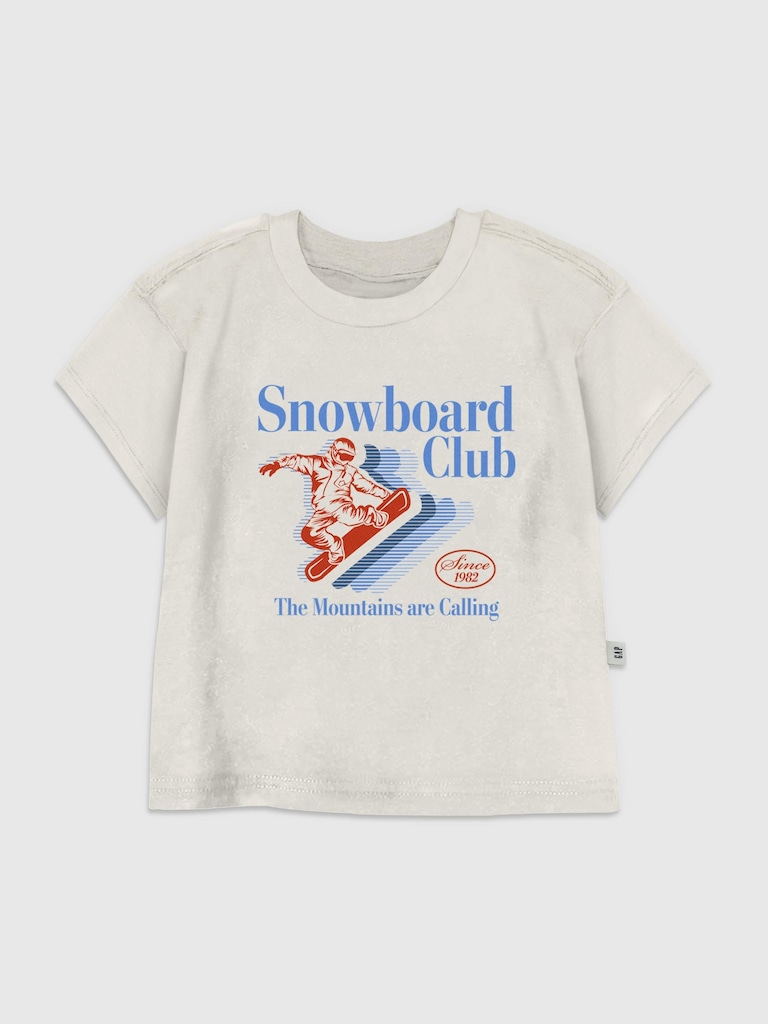 Toddler Snowboard Club Graphic T-Shirt