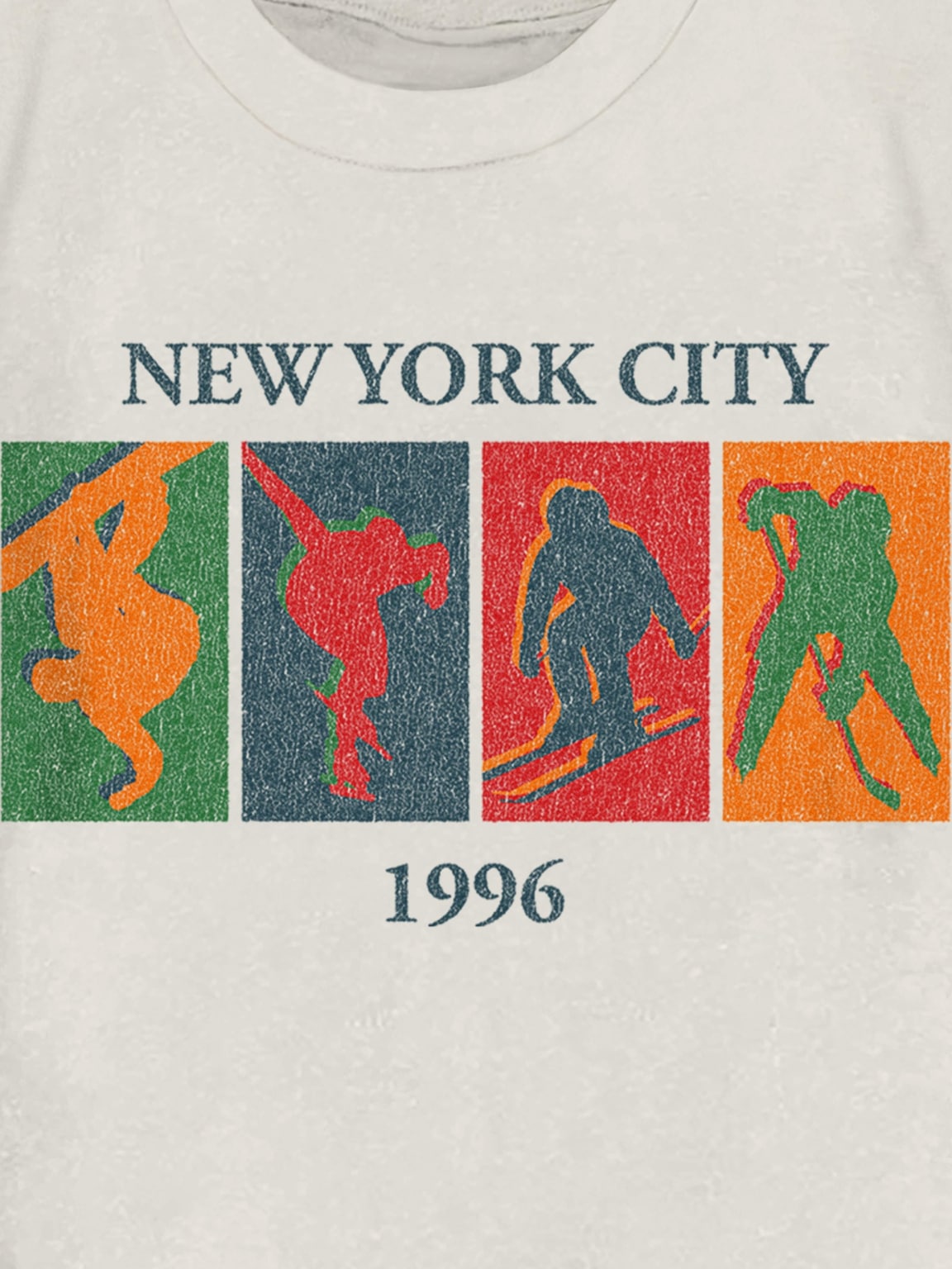 Toddler Winter Sports Vintage Graphic T-Shirt