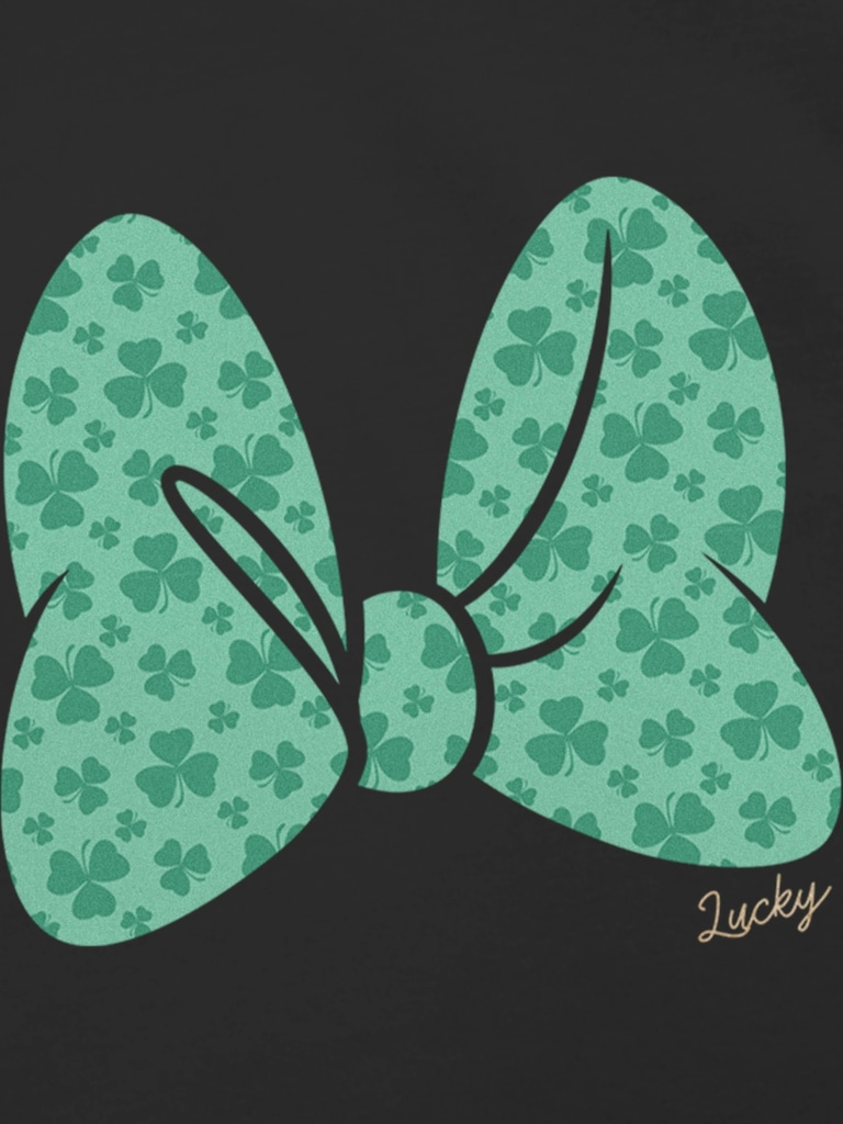 Toddler Minnie Mouse Clover Bow Graphic T-Shirt