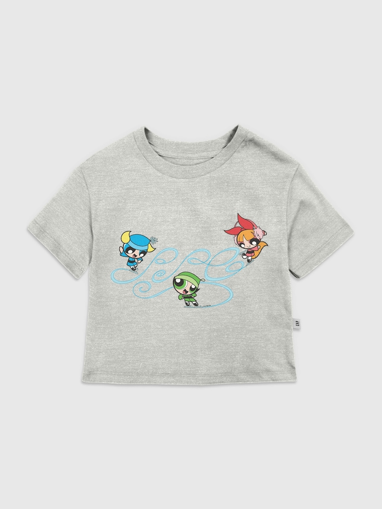 Toddler Power Puff Girls Ice Skating Graphic T-Shirt
