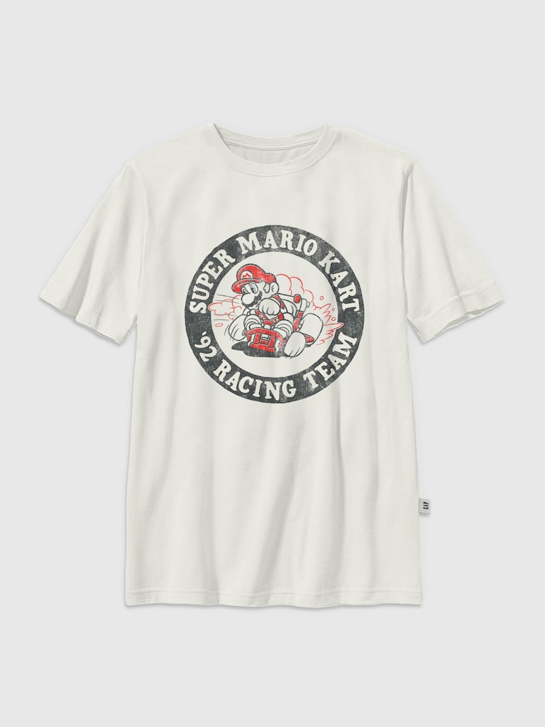 Kids Nintendo Mario Racing Team Graphic T-Shirt