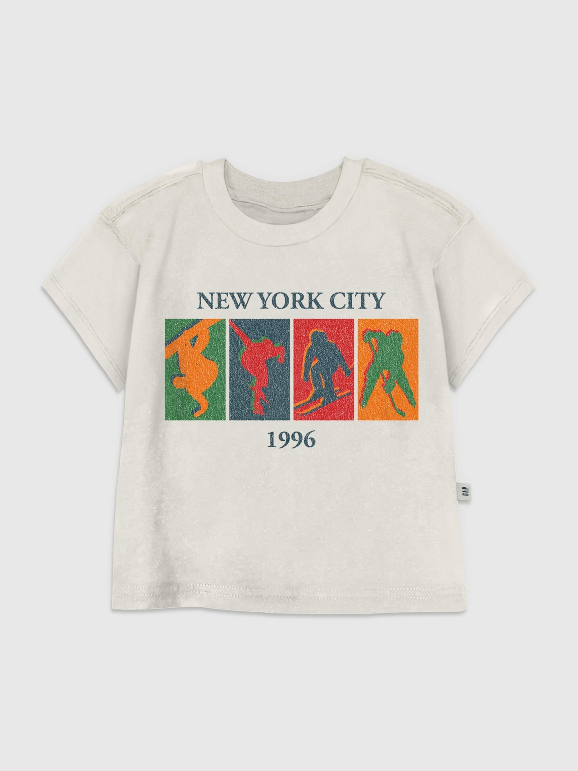 Toddler Winter Sports Vintage Graphic T-Shirt