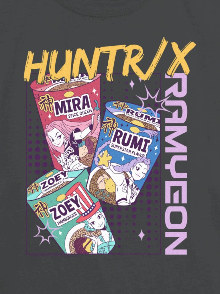 Kids K-Pop Demon Hunters Ramen Graphic T-Shirt