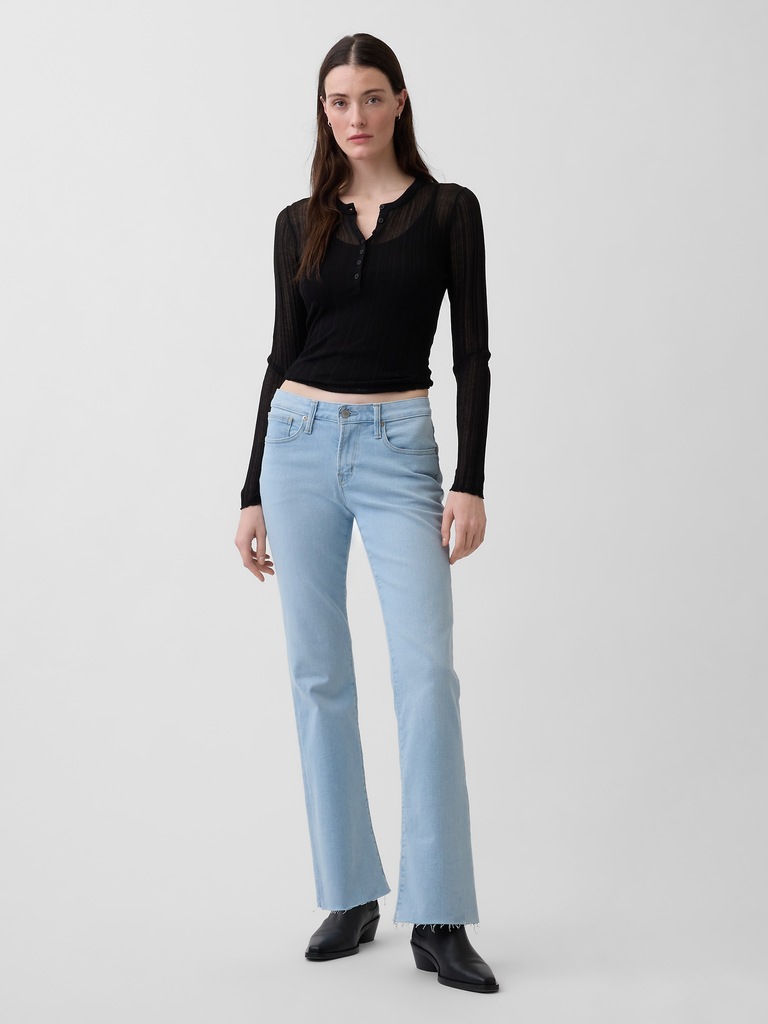 Low Rise Long & Lean Jeans
