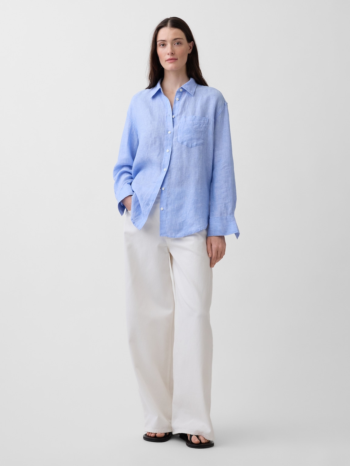100% Linen Oversized Shirt