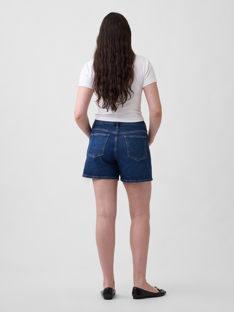 5" Mid Rise Soft Denim Shorts