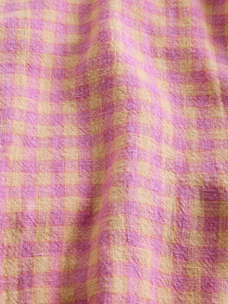 Kids Relaxed Pull-On Wide-Leg Linen-Blend Pants