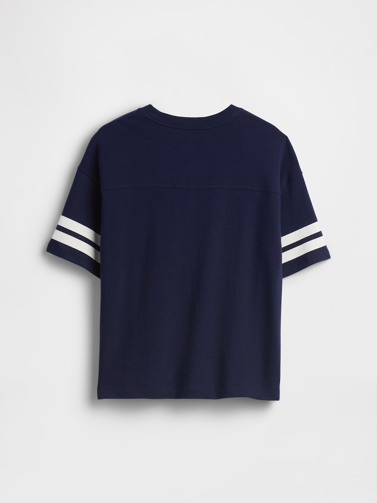 Kids Oversized Logo Seam T-Shirt