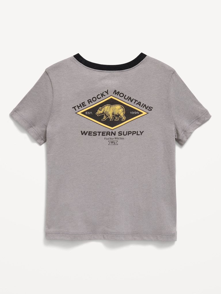 Short-Sleeve Unisex Graphic T-Shirt for Toddler