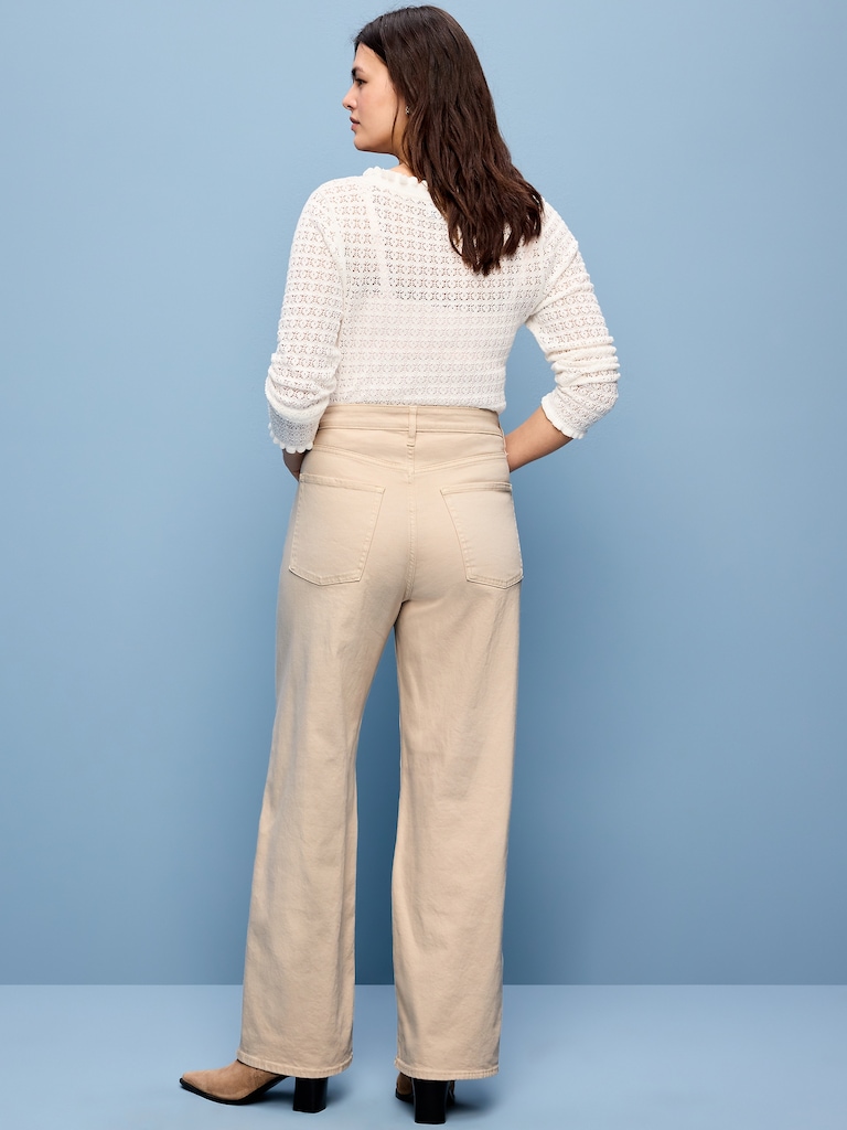 Extra High-Waisted Wide-Leg Jeans