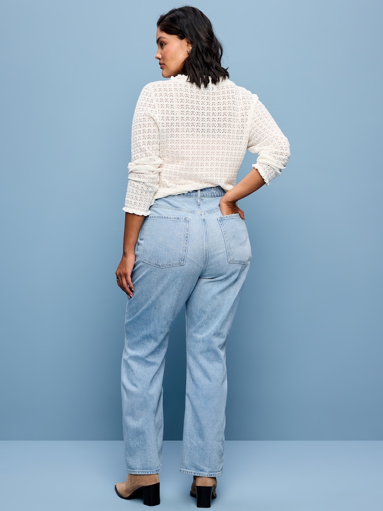Extra High-Waisted Boot-Cut Jeans