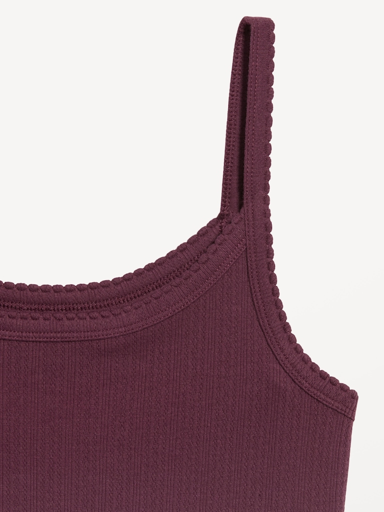 Pointelle Cami Tank Top