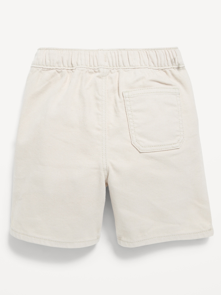 Baggy Pull-On Jean Shorts for Toddler Boys