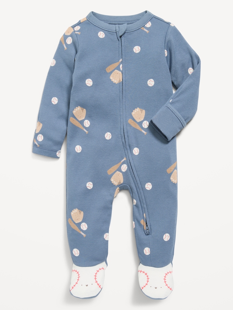 2-Way-Zip Sleep & Play Footed One-Piece for Baby