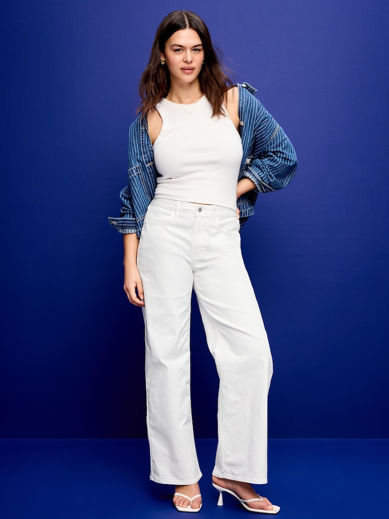 High-Waisted Wow Wide-Leg Jeans