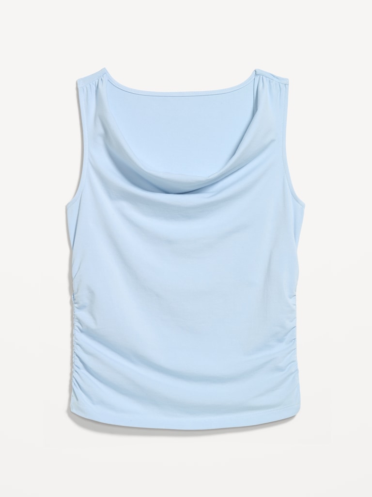 Asymmetrical Side-Cinch Tank Top