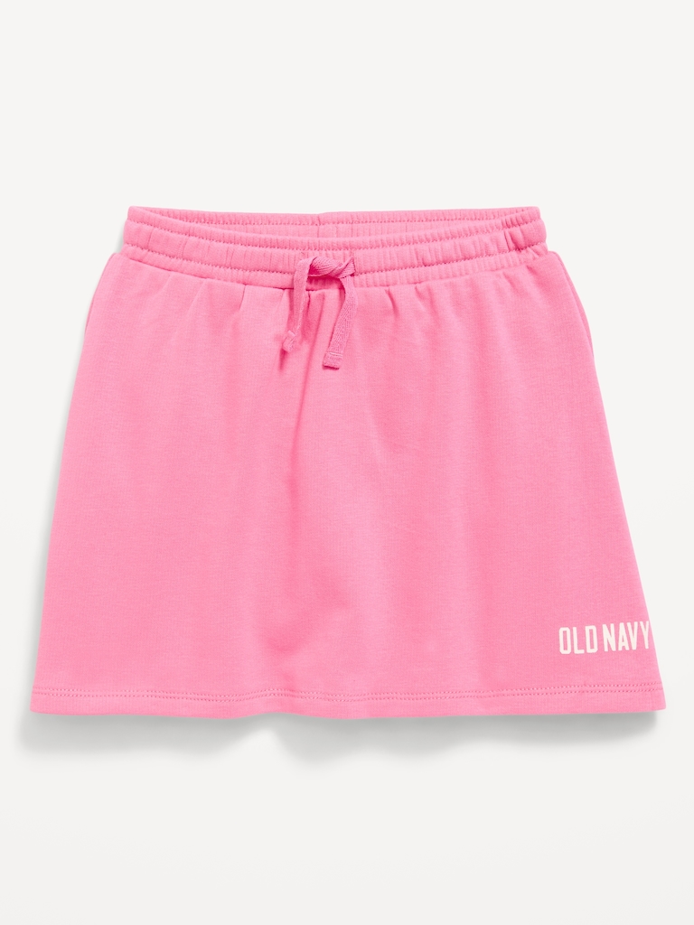 French-Terry Logo-Graphic Skort for Toddler Girls