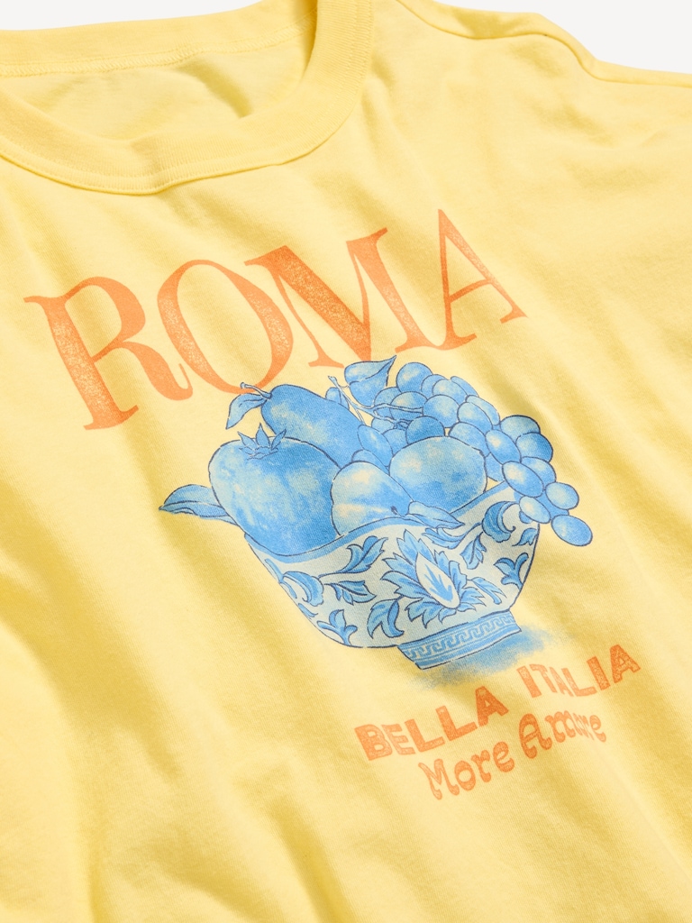 Short-Sleeve Loose Graphic T-Shirt