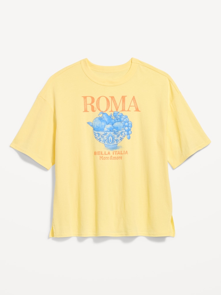 Short-Sleeve Loose Graphic T-Shirt