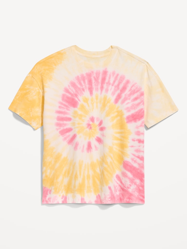 T-shirt ras du cou rétro pour femme