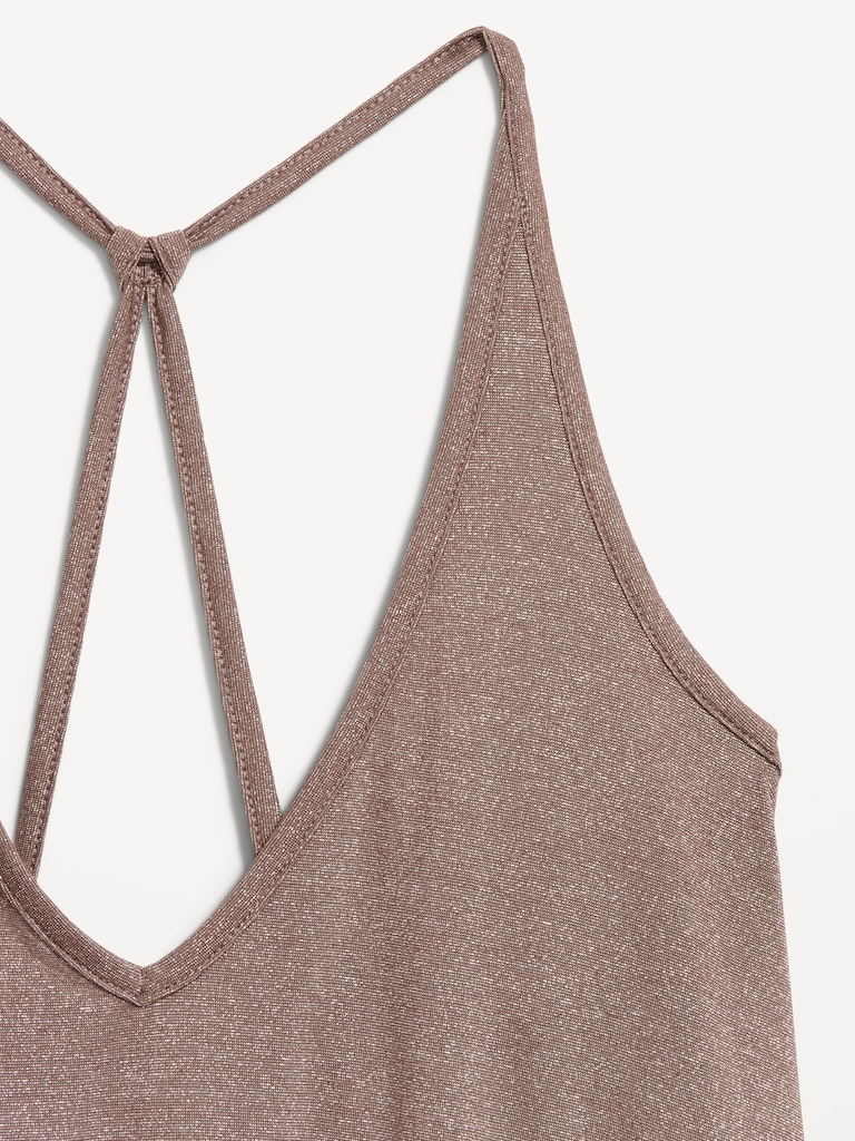 Strappy-Back Swing Tank Top