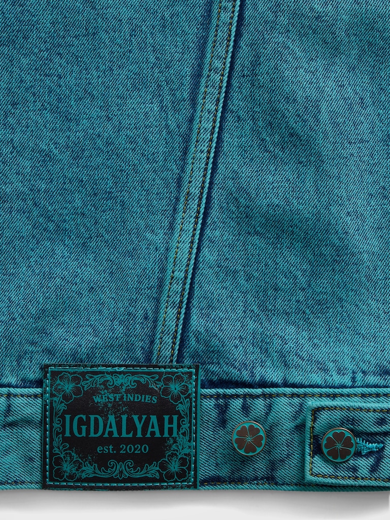 Gap × HFR Oversized Icon Denim Jacket by IGDALYAH