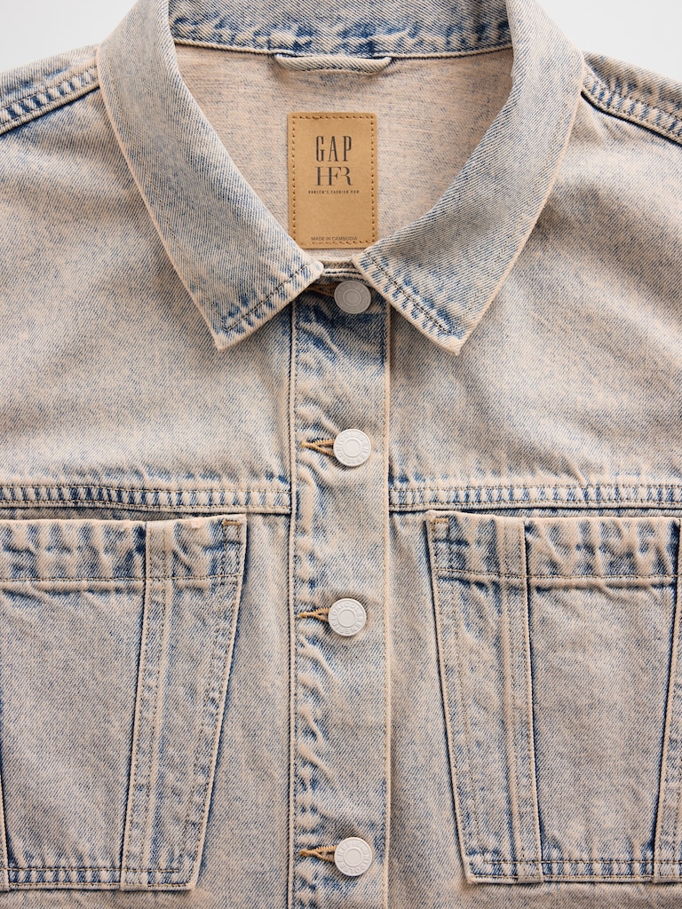 Gap × HFR Denim Oversized Vest by Nicole Benefield Portfolio