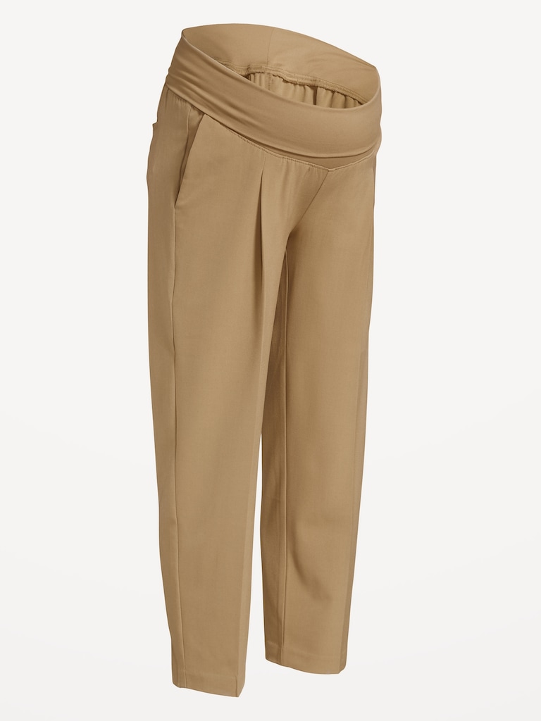 Maternity Rollover-Waist Billie Trouser