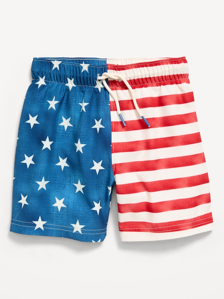 Printed Swim Trunks for Toddler Boys