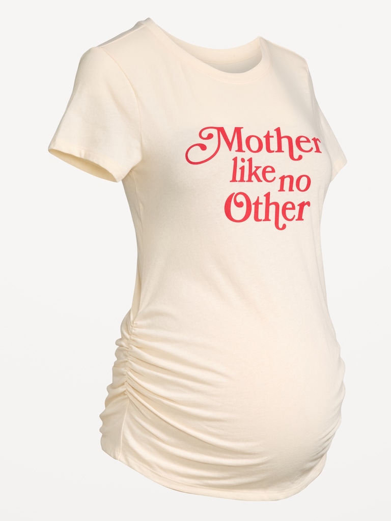 Maternity EveryWear Crew-Neck Graphic T-Shirt