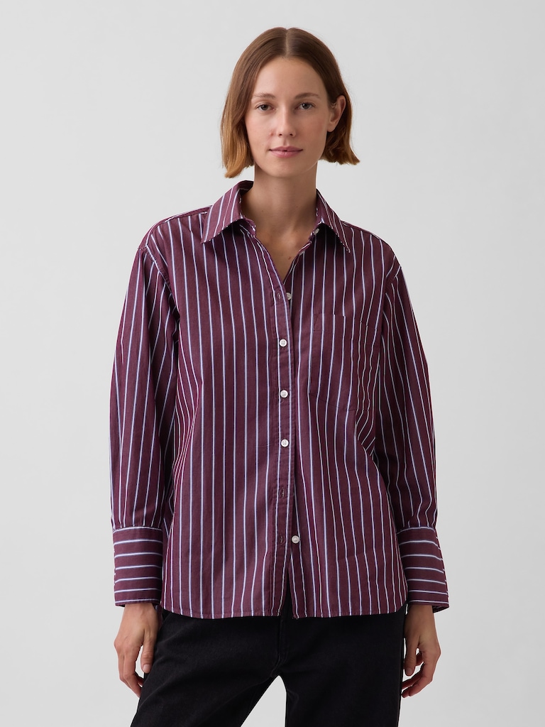 Organic Cotton Poplin Big Shirt